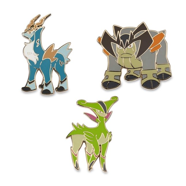 Cobalion Terrakion Virizion Pokémon Pins 3 Pack Pokémon Center