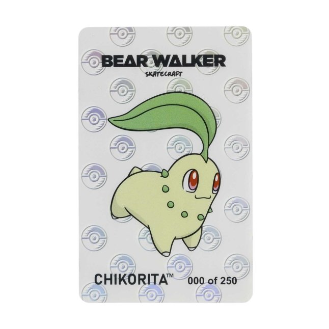 Pok Mon Center Bear Walker Chikorita Skateboard Pok Mon Center Uk