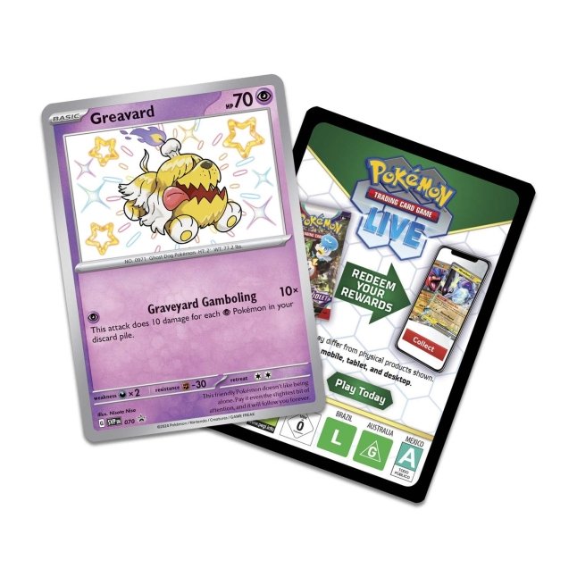 Pokémon TCG Scarlet Violet Paldean Fates Tech Sticker Collection