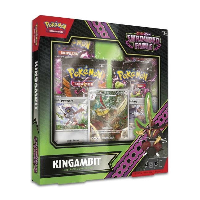 Pokémon TCG Scarlet Violet Shrouded Fable Kingambit Illustration