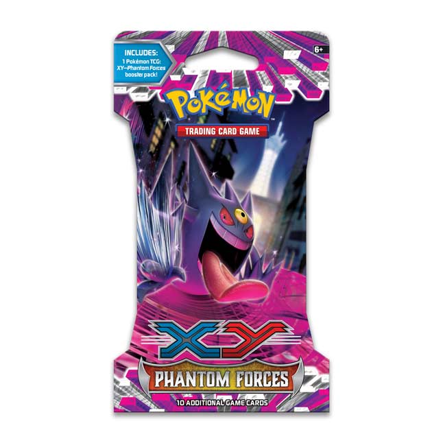 Pokémon TCG XY Phantom Forces Sleeved Booster Pack 10 Cards