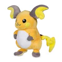 raichu cuddly toy