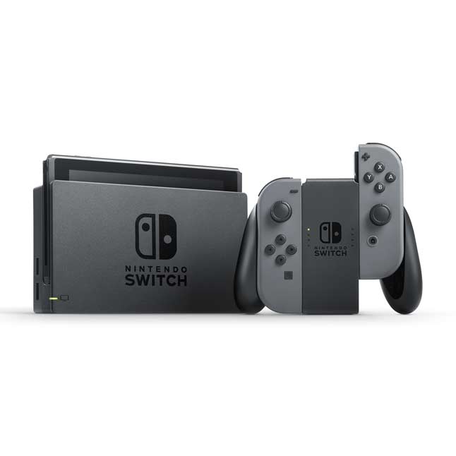 Nintendo Switch Game System with Gray JoyCon