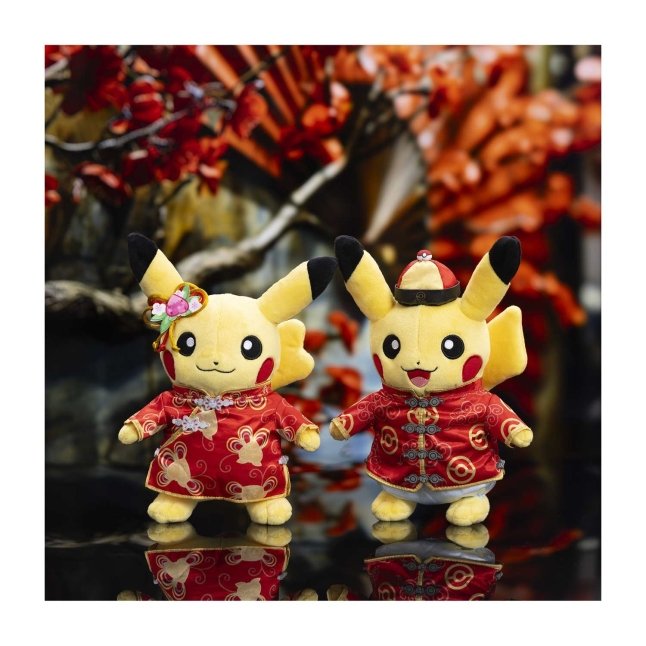 Lunar New Year: Costume Pikachu (Female) Plush - 9 ¾ In. | Pokémon ...