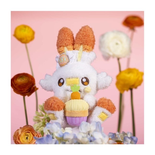 Scorbunny Happy Spring Plush (2024) - 9 ¾ In. | Pokémon Center Official ...