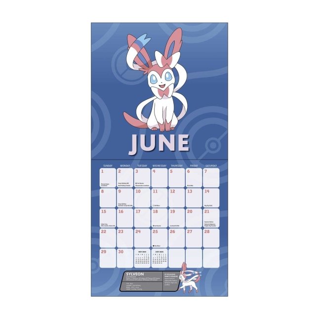 Pokémon 2025 Wall Calendar Pokémon Center Official Site