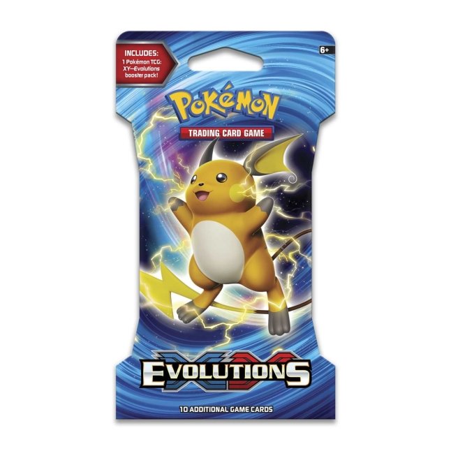 Maak het zwaar chef aanklager Pokémon TCG: XY-Evolutions Sleeved Booster Pack (10 cards) | Pokémon Center  Official Site