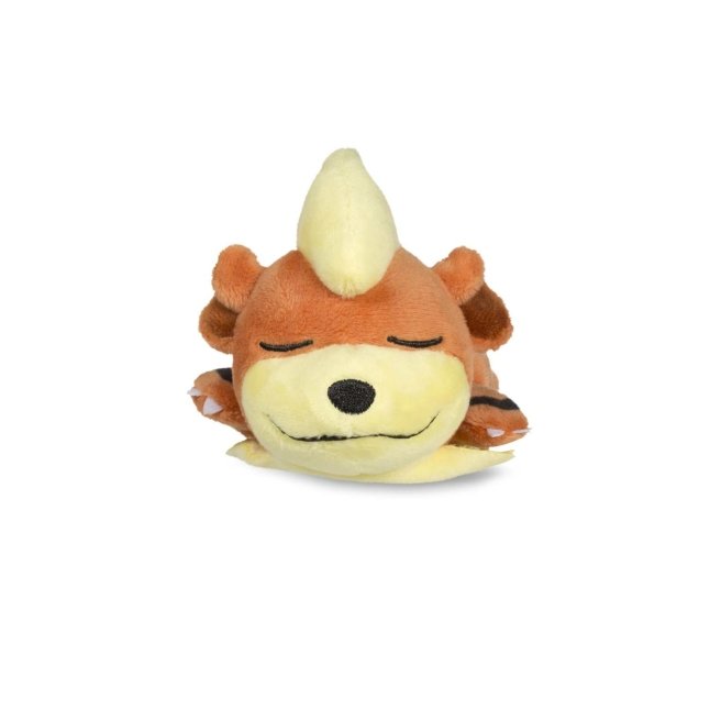 Sleeping Growlithe Kuttari Cutie Plush | Pokémon Center Official Site