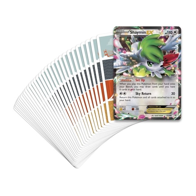 3 x Shaymin Ex 77/108 Pokémon TCG Trading card game
