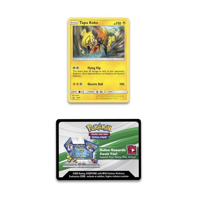 Pokémon Tapu Koko Box, Card Game TCG CCG
