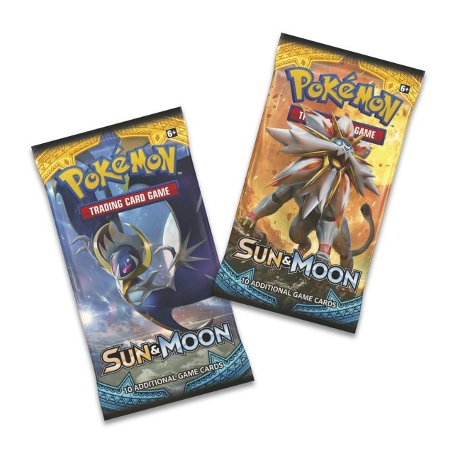 Pokemon Center Sun & Moon Solgaleo & Lunala Deck Box