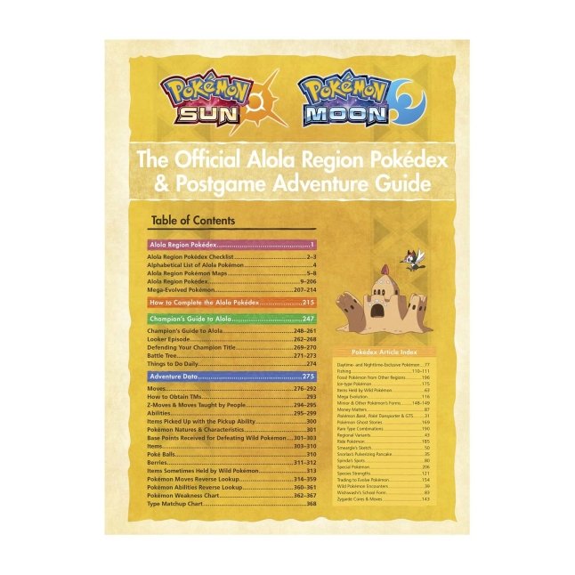 The Official Alola Region Collector's Edition Pokédex - more sample pages, The GoNintendo Archives