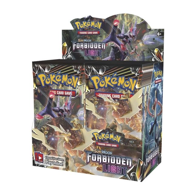 Pokémon TCG: Sun & Moon-Forbidden Light Booster Display Box (36 Packs ...