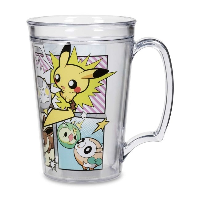 Pokémon Pop 15 oz. Clear Thermal Mug | Pokémon Center Official Site