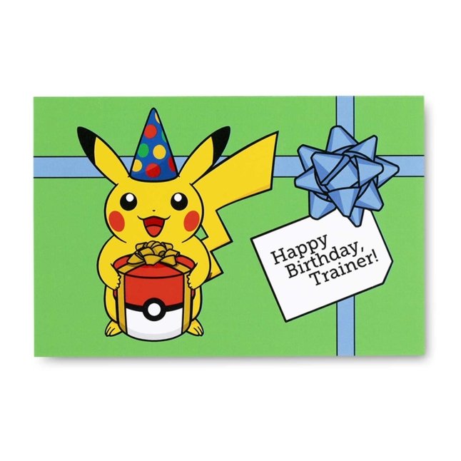 Pikachu Greeting Card Set (6 Birthday, 2 Thank You & 4 Blank Cards with ...