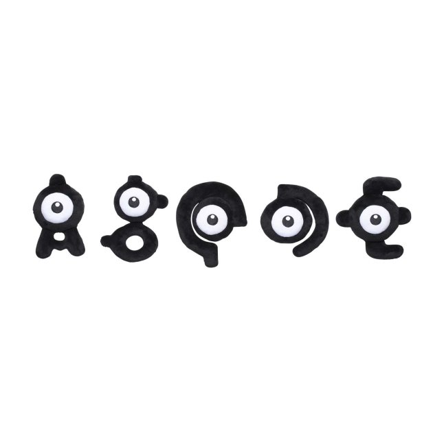 Unown O Sitting Cuties Plush - 4 ¾ In.