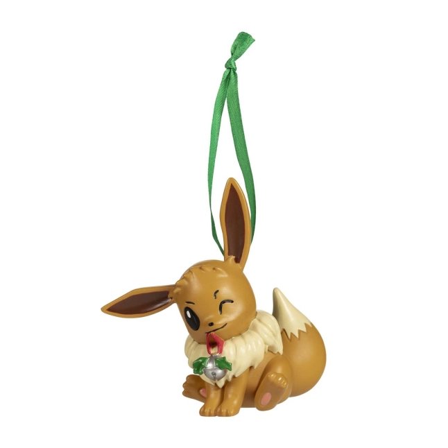 Mini Pokémon Holiday Eevee Ornament, 1