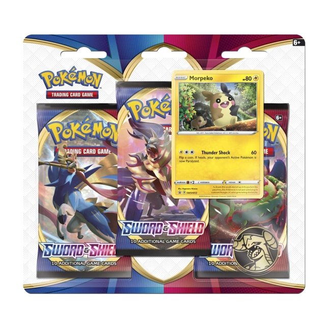 Pokémon Sword & Shield 12.5 - Blister 3 Boosters - Jogos de Cartas - Compra  na