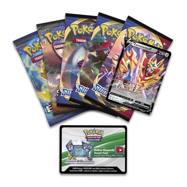 Pokémon TCG: Legends of Galar Tin (Zamazenta V) | Pokémon Center ...