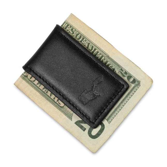 Pikachu Classics Charge Leather Money Clip | Pokémon Center Official Site