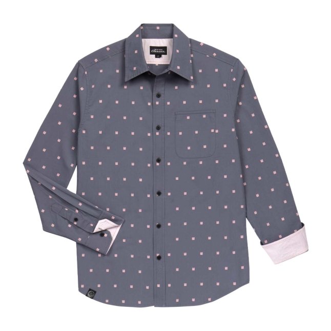 ROUND HERE Off white and black polka dot blouse