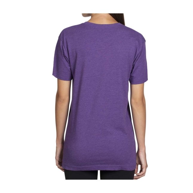 Startled Pikachu Heather Purple Relaxed Fit Crew Neck T-Shirt - Adult ...