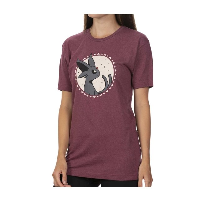 Light of the Sun: Espeon Heather Red Relaxed Fit Crew Neck T-Shirt