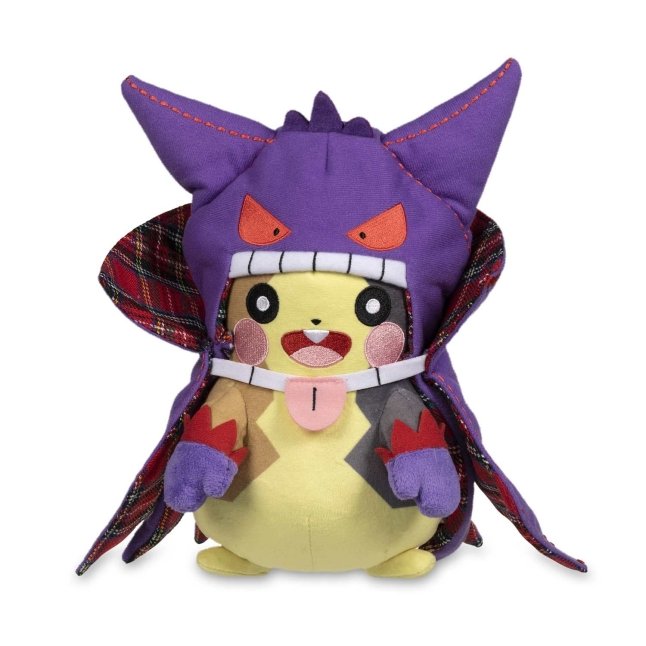 New Pokemon Mega Evolution Plush Pikachu Gengar Stuffed Toy Shiny