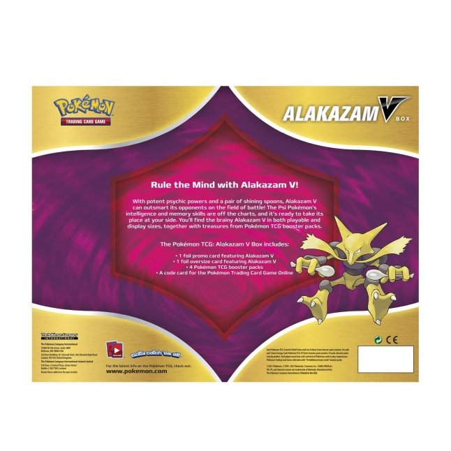 Pokémon TCG: Alakazam V Box  Pokémon Center Official Site
