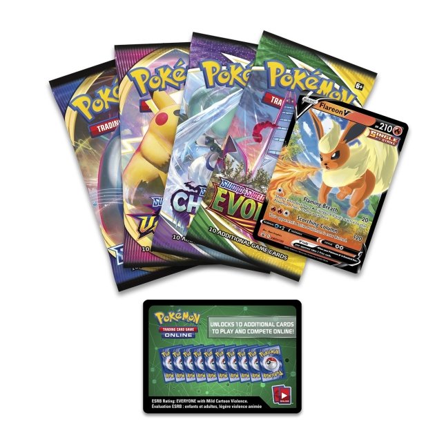 Pokémon Trading Card Game: Flareon Syleveon Tin Bundle