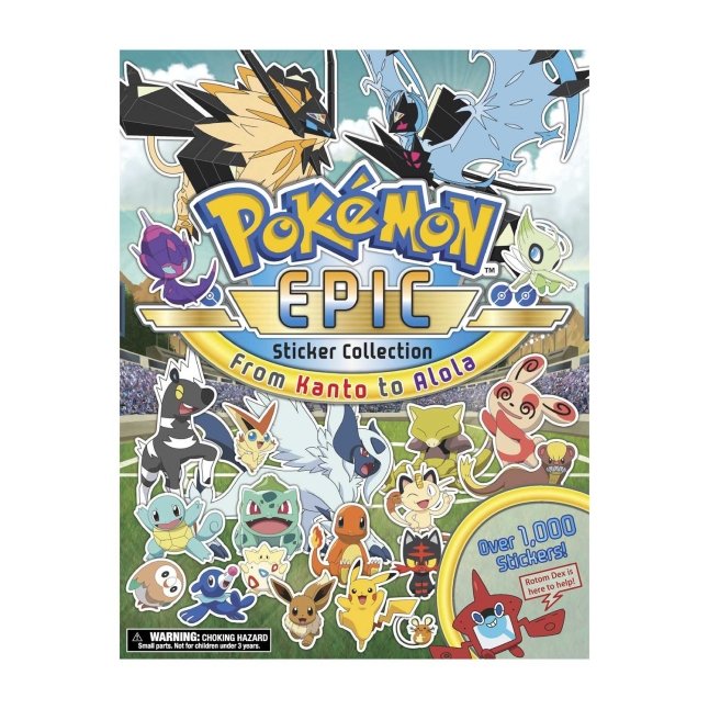 Pokémon Epic Sticker Collection 2nd Edition: From Kanto to Galar - (Pokemon  Epic Sticker Collection) by Pikachu Press (Paperback)