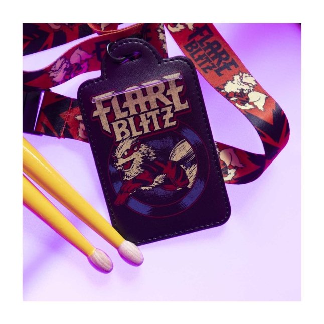 Arcanine Pokémon Greatest Hits Lanyard & Badge Holder