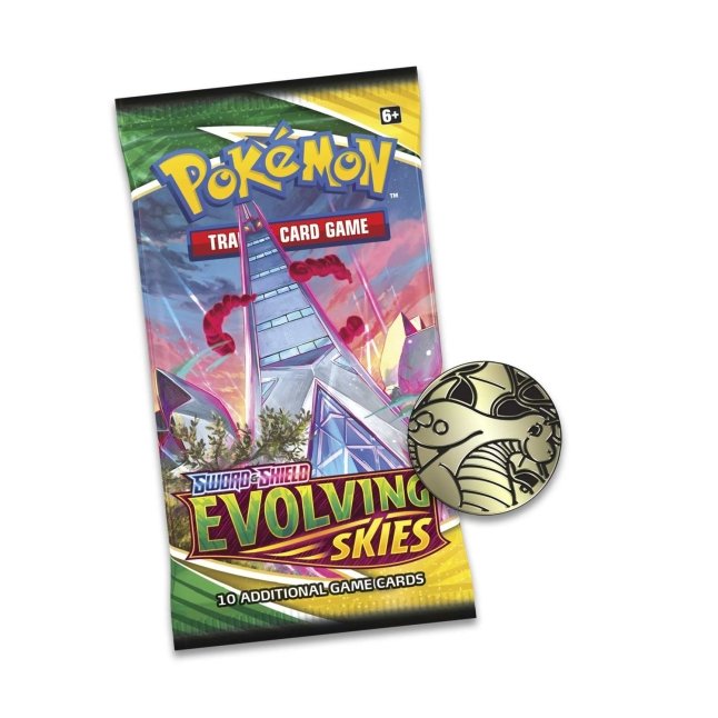 Pokemon Trading Card Game: Sword and Shield - Evolving Skies Three Booster  Packs for sale online