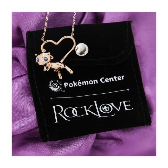 Pokémon Center × RockLove: Pikachu & Mew Admiration Pendant Necklace