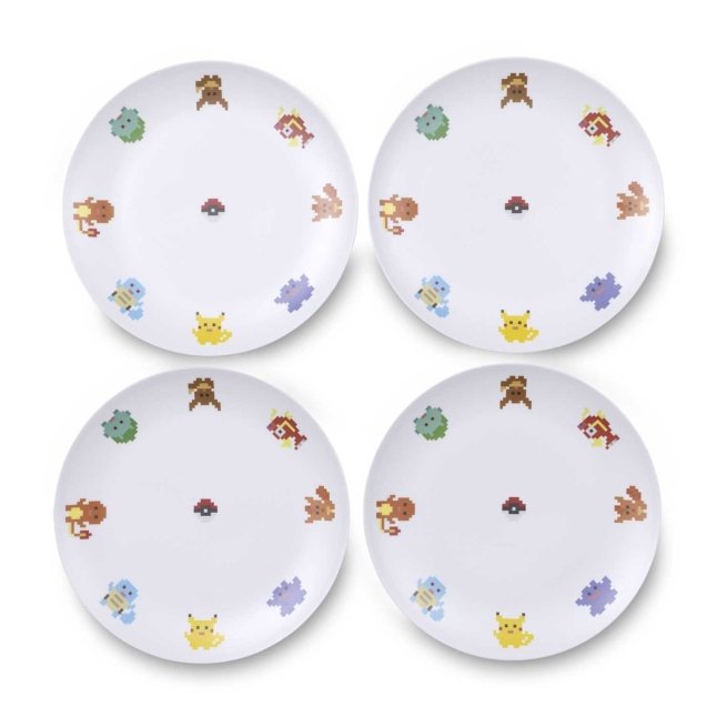 strip Binnenshuis Wie Pokémon Block Art Party Plates (4-Pack) | Pokémon Center Official Site
