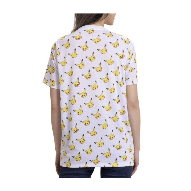 Pokémon Mood Collection Pikachu Moods White Fitted Crew Neck T Shirt Adult Pokémon Center