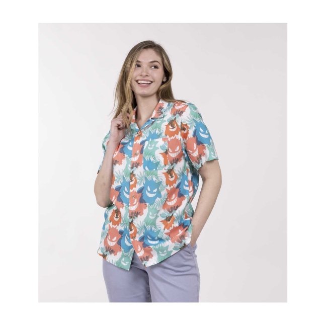 gengar tropical shirt