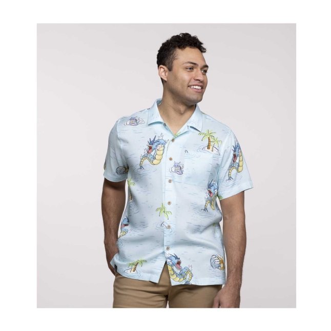 Pokémon Tropical Sea Surfing Tropical Shirt - Adult | Pokémon Center ...