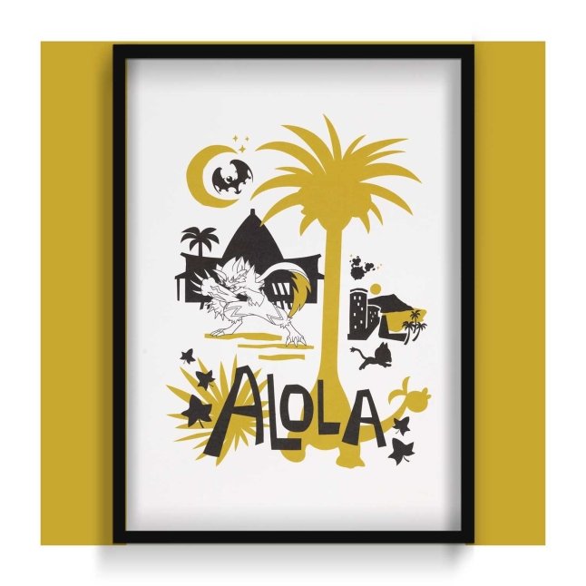 Pokemon - Alola Partners Framed poster