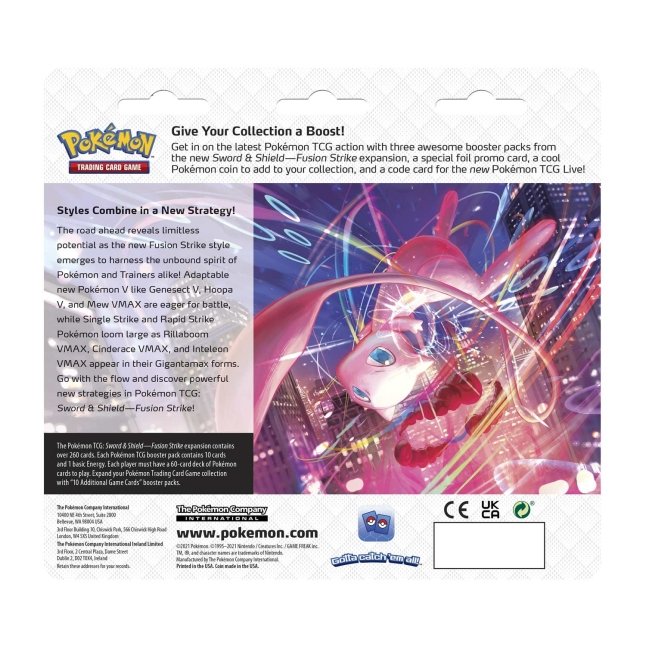 Pokémon TCG: Sword & Shield-Brilliant Stars 3 Booster Packs, Coin