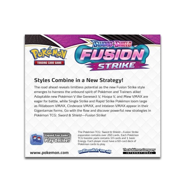 Pokémon TCG Sword & Shield Fusion Strike Booster Box - US