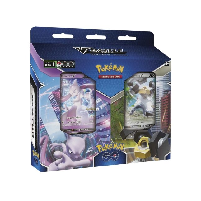Deck Batalha V Pokémon Go Mewtwo E Melmetal - Game Collection Cards -  AliExpress