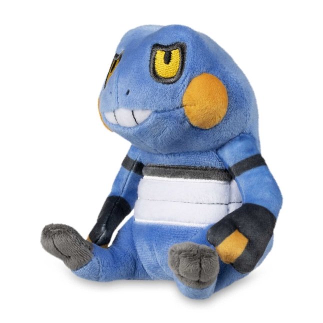 Croagunk Sitting Cuties Plush 5 In Pokémon Center Official Site