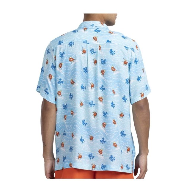 Magikarp Pokemon Floral Pattern All Over Print Hawaiian Shirt