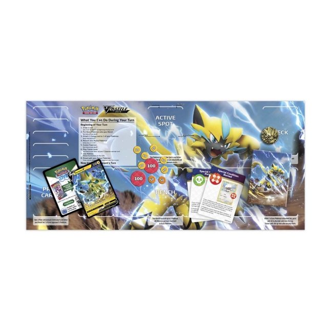 Cartas Pokémon GO Deck ZERAORA Cards Batalha V Copag