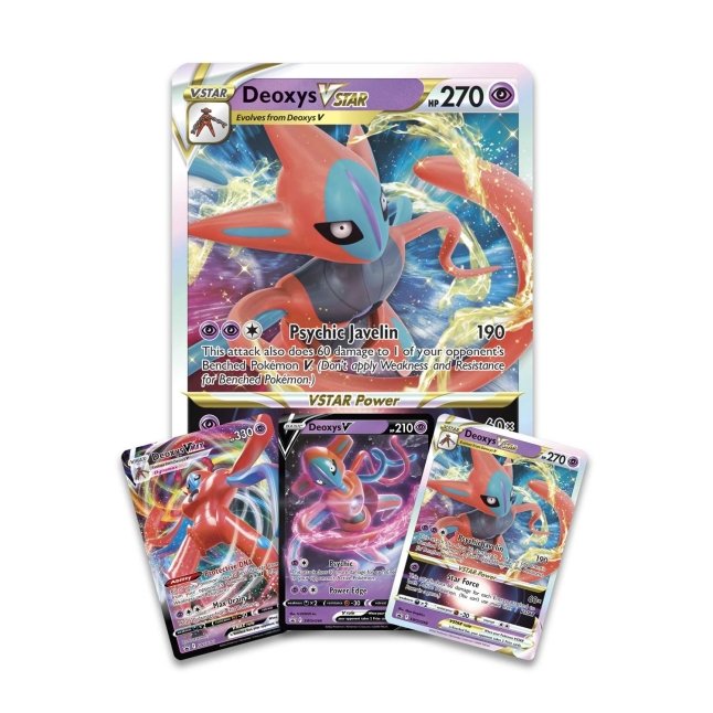 Spanish Pokemon Pack 6 Collectible card game boxes Deoxys Vmax