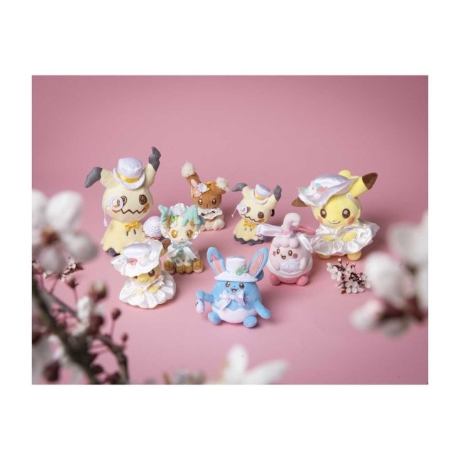 Pikachu Happy Spring Plush 7 In. Pokemon Center UK Official Site