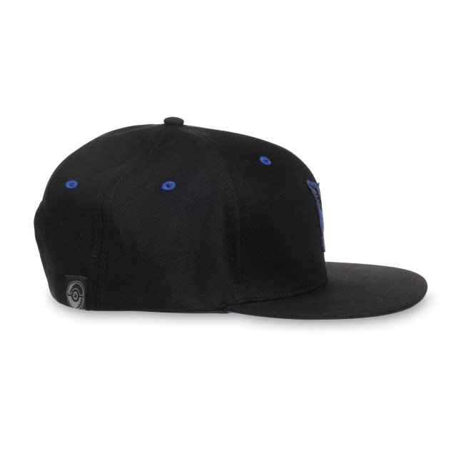 Can anyone help me identify this fitted royal blue hat with the