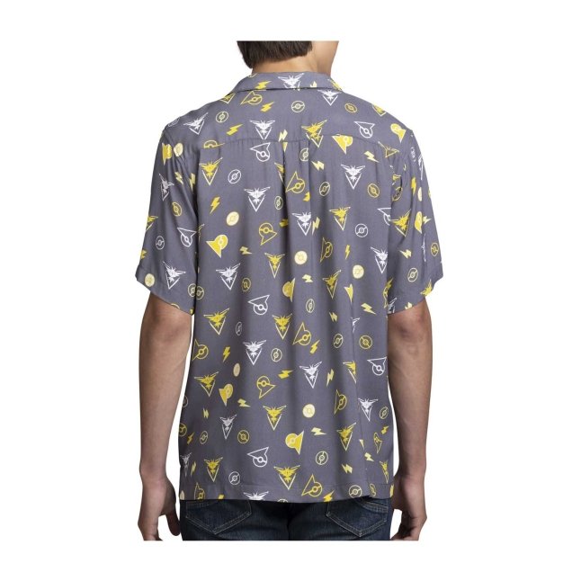 Team Instinct Pokémon GO Teams Tropical Shirt - Adult | Pokémon Center ...