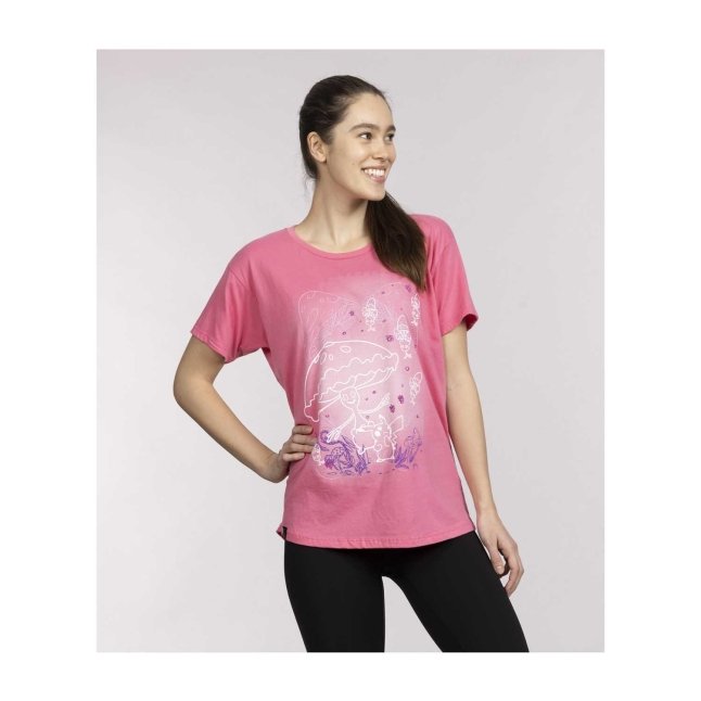 Womens Pink Tops & T-Shirts.